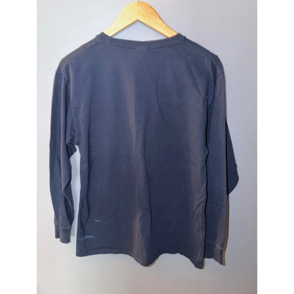 Gildan Kids‎ Navy Blue Air Mbappe 10 Long Sleeve Soccer Graphic T-Shirt XL Youth